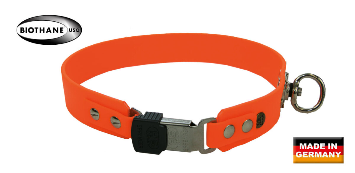 AKAH Biothane® Schweißhalsung mit Clicklock 1 AKAH Biothane® Schweißhalsung mit Clicklock