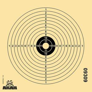AKAH Luftgewehr-Scheibe 14x14 cm (250 St.)