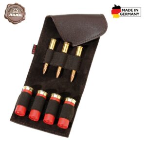 AKAH Patronenetui aus Büffel-Leder