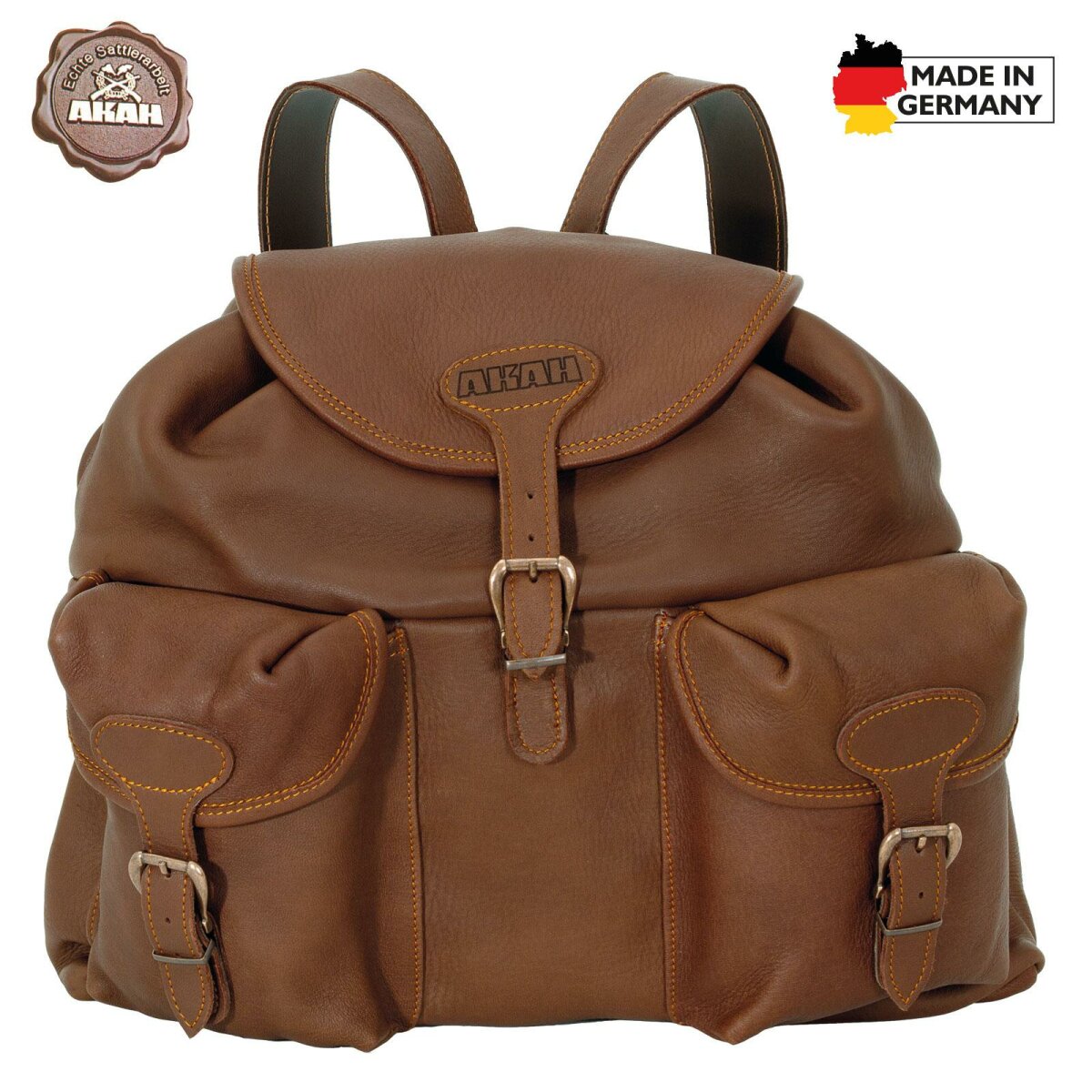 AKAH Rucksack aus Elchleder 1 AKAH Rucksack aus Elchleder