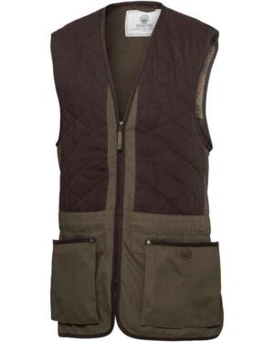 Beretta Schießweste Trap Cotton Vest Grün Braun XXS