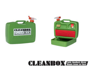 Cleanbox praktische Box für unterwegs