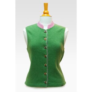 Damenweste mit Hirschhorn-Knöpfen 42 Grün