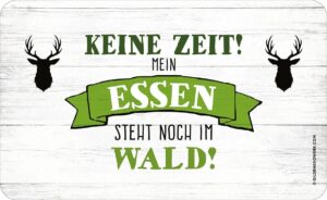 Frühstücksbrettchen „Keine Zeit“