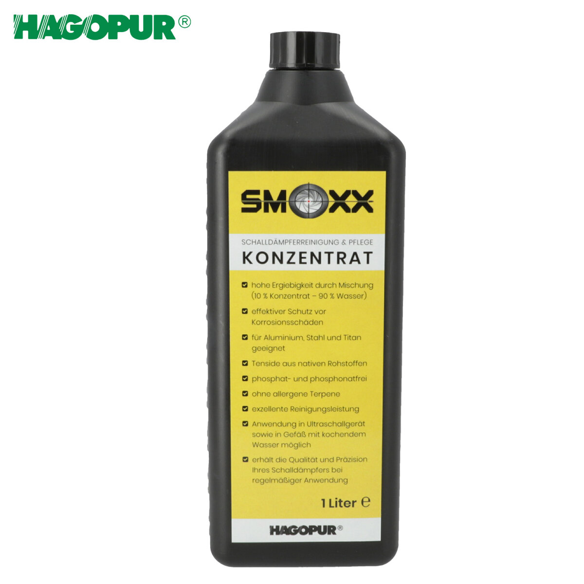 Hagopur SMOXX Schalldämpfer Reiniger Konzentrat 1 Hagopur SMOXX Schalldämpfer Reiniger Konzentrat