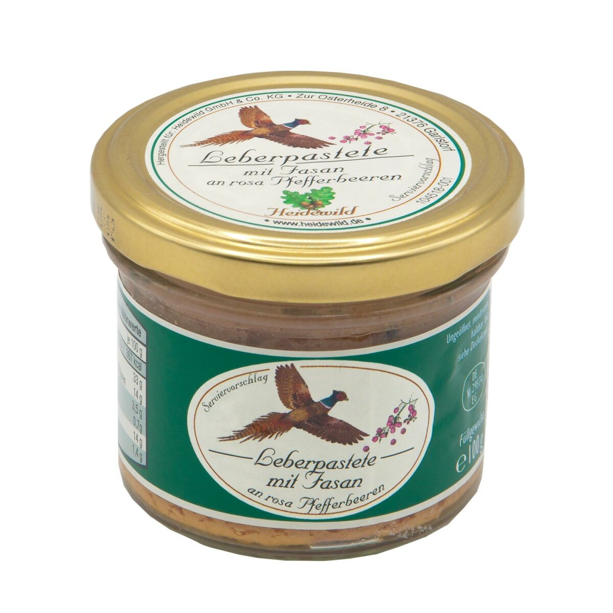 Heidewild Leberpastete mit Fasan an rosa Pfeffer 1 Heidewild Leberpastete mit Fasan an rosa Pfeffer