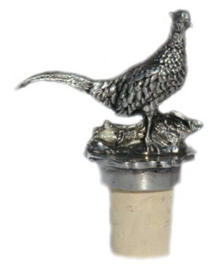 Lovergreen Accessoires Motiv Fasan auf Bumstumpf als Weinflaschenkorken