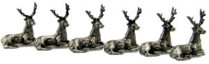 Lovergreen Accessoires Motiv sechs Hirsche als Messerhalter-Set