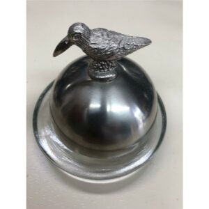 Lovergreen Butterdose Bekassine Glas & Metall