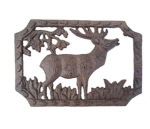 Lovergreen Dekoration Motiv großer Untersetzer Hirsch