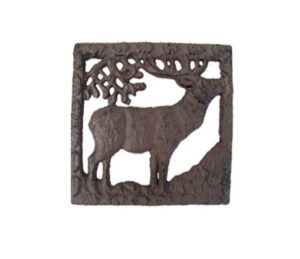 Lovergreen Dekoration Motiv kleiner quadratischer Untersetzer Hirsch
