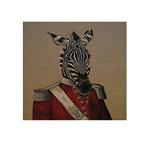 Lovergreen Kissen Motiv Kissen bekleidetes Zebra