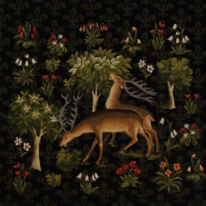 Lovergreen Kleine Schnäppchen Motiv Kissen 2 Hirsche im Wald