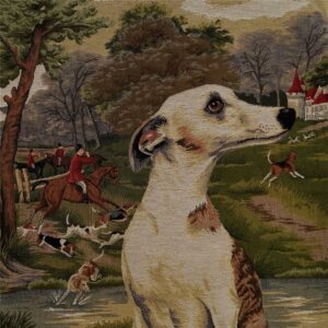 Lovergreen Kleine Schnäppchen Motiv Kissen weißer Windhund