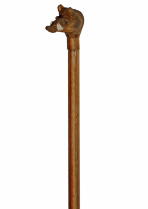 Lovergreen Outdoor Motiv Keilerkopf Gehstock