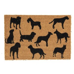 Lovergreen Outdoor Motiv Kokosnuss/ PVC-Fußmatte veschiedene Hunde