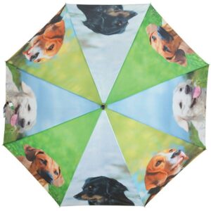 Lovergreen Outdoor Motiv Regenschirm 4 Hunde