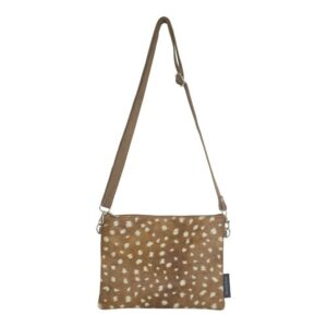 Lovergreen Taschen und Türvorleger und Abtreter Motiv Handtasche aus braunem/ naturfarbenen Leder