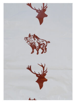 Lovergreen Taschen und Türvorleger und Abtreter Motiv Weißer Hirsch- und Wildschweinbeutel x 250