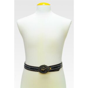 Luise Steinert Herrengürtel Hirsch am schw/br 105 schwarz-braun