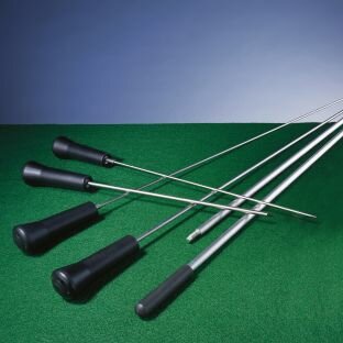 Putzstock einteilig, 80 cm BSW 1/8 Außengewinde für Kal. 6mm 1 Putzstock einteilig