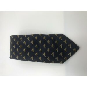 Robert Keyte Krawatte 100% Seide blau Motiv Hirsch