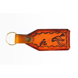 Schlüsselanhänger Leder Ente
