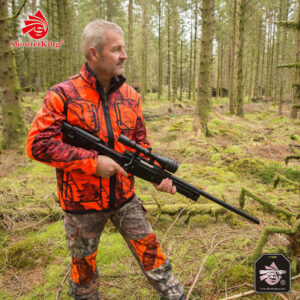 Shooterking Softshell Jacke Mossy Blaze Orange Camo L