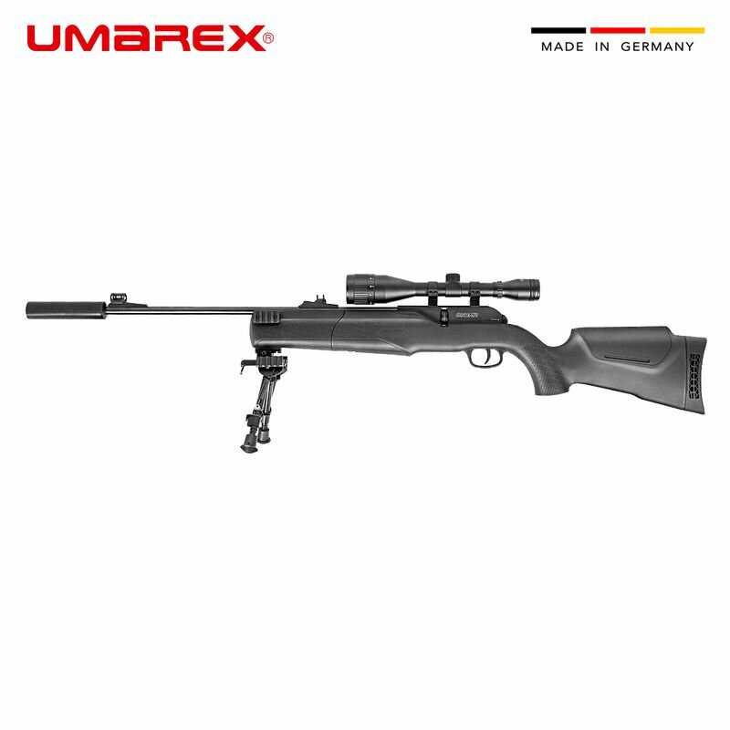 Umarex 850 M2 XT Kit BLK 4,5mm (.177) P CO2 mit ZF 6x42 u. Zweibein 1 Umarex 850 M2 XT Kit BLK 4