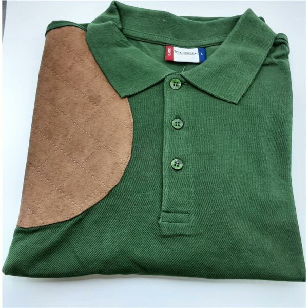 Poloshirt Kurzarm mit Velours Patch