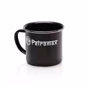 Emaille Becher Black