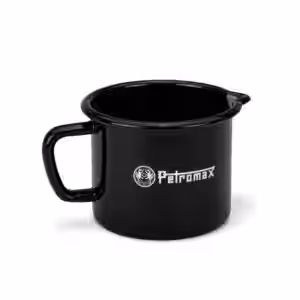 Emaille Milchtopf Black